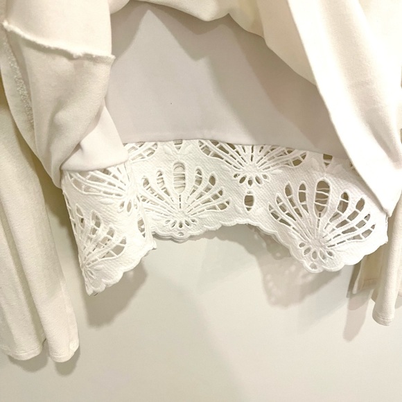 Joseph Ribkoff Silky lined sweater with lace trim - Picture 9 of 9